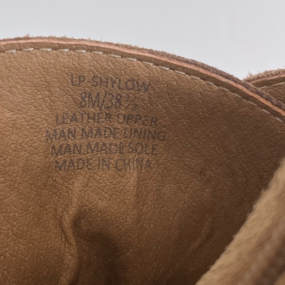 Lucky Brand Shylow Brown Suede Wedge Booties Boot - Picture 7 of 8